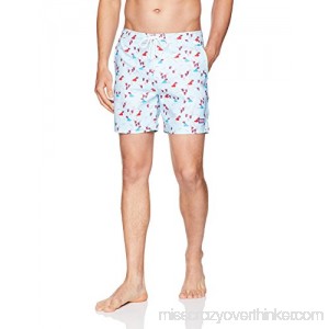 Original Penguin Men's Printed Fixed Volley Swim Short Omphalodes 34 B075MPYDH8
